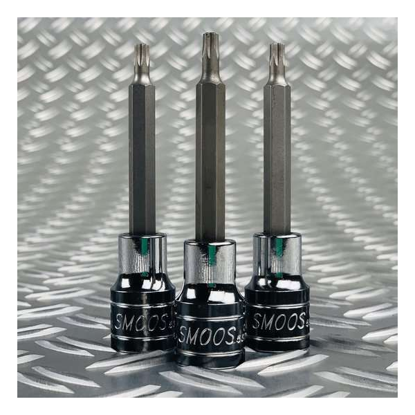 Smoos® Losse torx dop T10 met 1/2 opname - 3 stuks Smoos® Losse torx dop T10 met 1/2 opname - 3 stuks