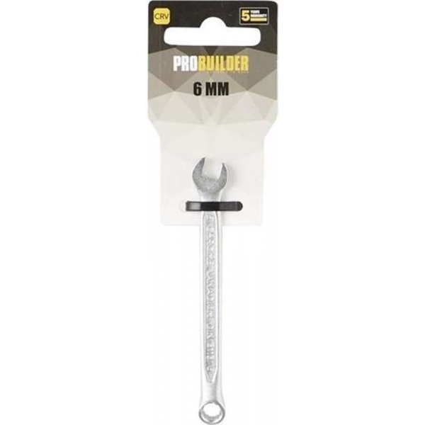 Probuilder steeksleutel - 6 mm - verchroomd Probuilder steeksleutel - 6 mm - verchroomd
