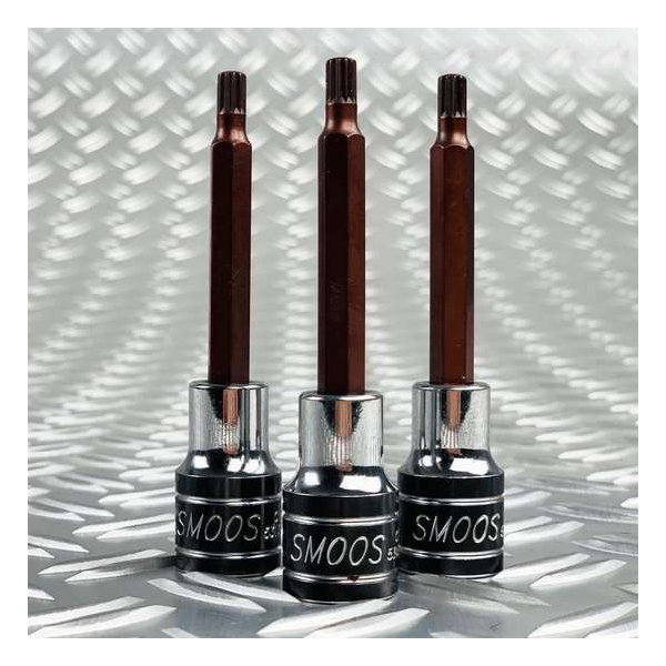 Smoos® Losse meertand Triple square dop M8 met 1/2 opname - 3 stuks Smoos® Losse meertand Triple square dop M8 met 1/2 opname - 3 stuks