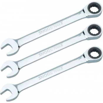 Smoos® Ringratelsleutel - 16 mm - 3 stuks