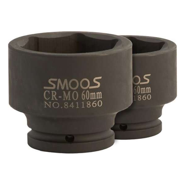 Smoos® Zware krachtdop 55 mm met 3/4 opname - 2 stuks Smoos® Zware krachtdop 55 mm met 3/4 opname - 2 stuks