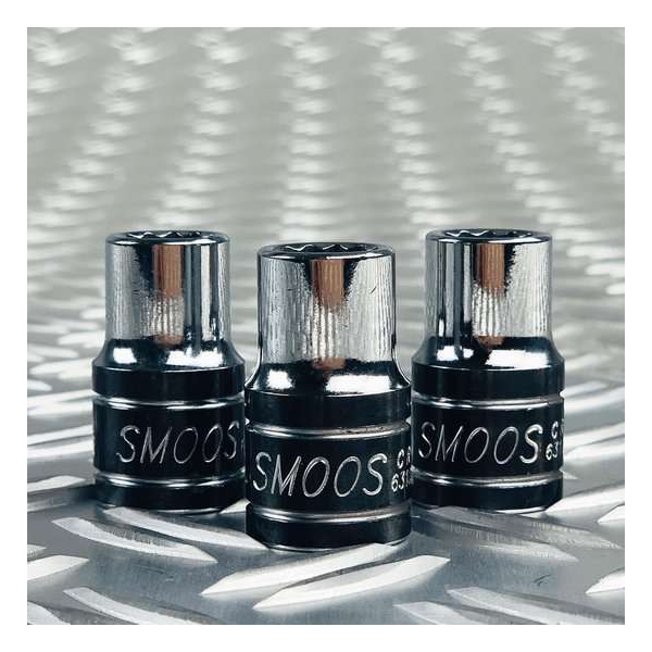 Smoos® Losse 12-kants dop 8 mm met 1/2 opname - 3 stuks Smoos® Losse 12-kants dop 8 mm met 1/2 opname - 3 stuks