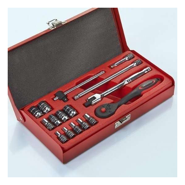 Smoos® Dopsleutelset 1/4 opname 16-delig Engels Smoos® Dopsleutelset 1/4 opname 16-delig Engels