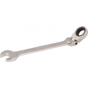 Silverline Flexibele Steek en Ringratelsleutel - 17 mm.