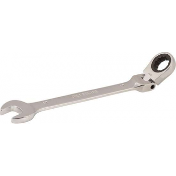 Silverline Flexibele Steek en Ringratelsleutel - 17 mm.