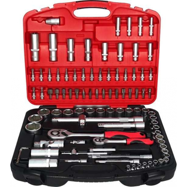 Wisvo Profi Tools Dopsleutelset 1/4" - 1/2" Wisvo Profi Tools Dopsleutelset 1/4" - 1/2"