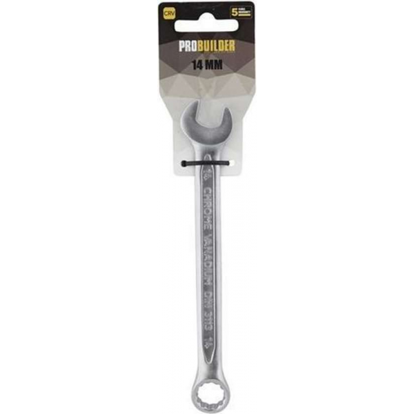 Probuilder steeksleutel - 14 mm - verchroomd Probuilder steeksleutel - 14 mm - verchroomd