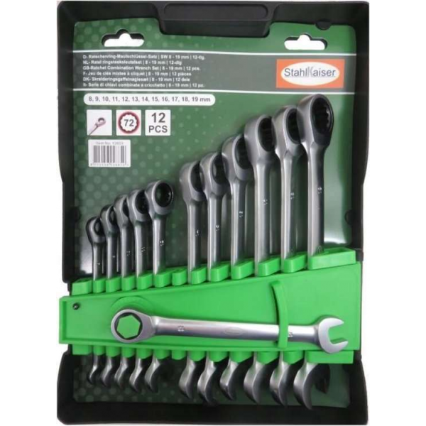 Gemengde Ratelsleutel Set 12 Pcs Gemengde Ratelsleutel Set 12 Pcs