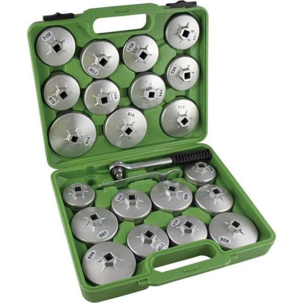 JBM Tools | Oliefilter set doppenset voor oliefilters 23-delig | JBM Tools | Oliefilter set doppenset voor oliefilters 23-delig |