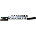 Rail lange doppen inch maten 12-kant 3/8 aandrijving 3/8-7/8