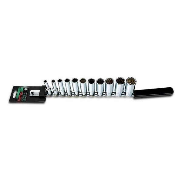 Rail lange doppen inch maten 12-kant 3/8 aandrijving 3/8-7/8 Rail lange doppen inch maten 12-kant 3/8 aandrijving 3/8-7/8