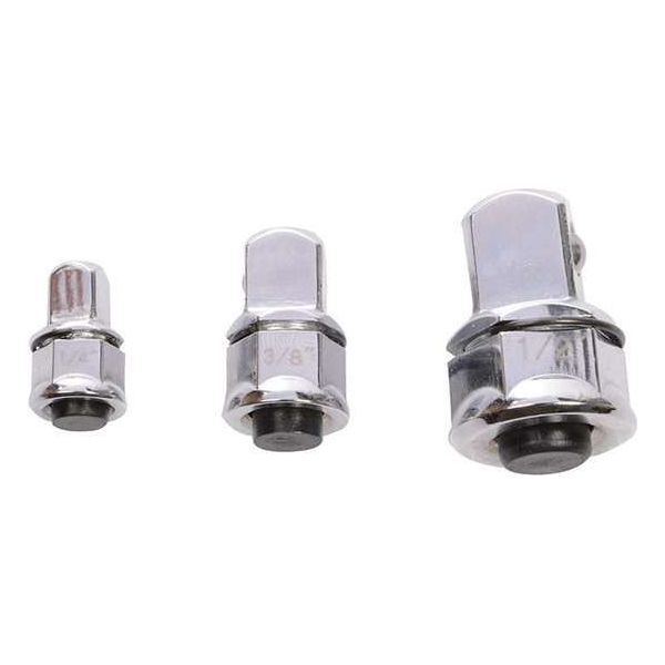 Silverline Ratelsleutel Adapter Set - 10, 13 en 19 mm. - 3 Delig Silverline Ratelsleutel Adapter Set - 10, 13 en 19 mm. - 3 Delig