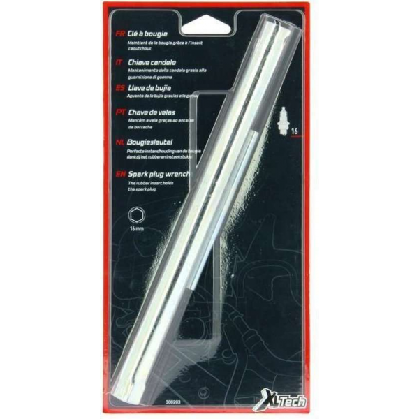 XLTECH 16 mm bougiesleutel. L280mm XLTECH 16 mm bougiesleutel. L280mm