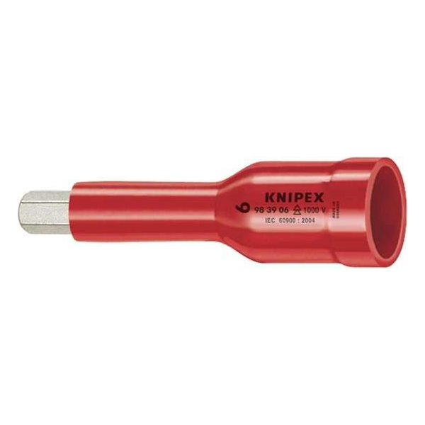 Knipex 983905 VDE Dop voor ratel met binnenvierkant - 3/8" - 5mm Knipex 983905 VDE Dop voor ratel met binnenvierkant - 3/8" - 5mm