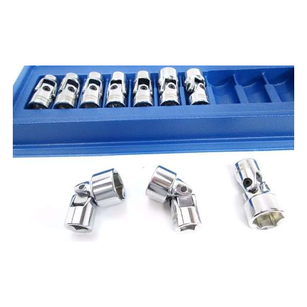 Scharnier doppenset 12-kant 3/8'' 10-delig Scharnier doppenset 12-kant 3/8'' 10-delig