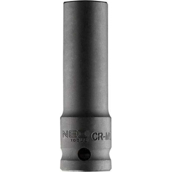 Neo Tools Krachtdop 13mm 1/2 Aansluiting Lang CrMo Staal 83mm Hoog DIN 3129 TUV M+T