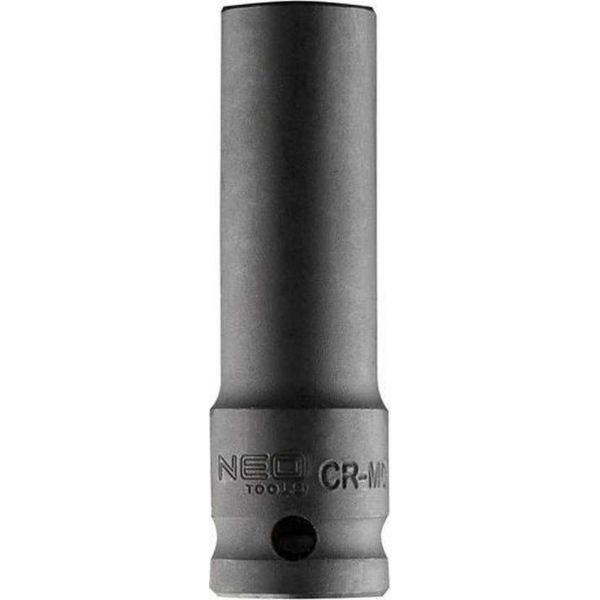 Neo Tools Krachtdop 13mm 1/2 Aansluiting Lang CrMo Staal 83mm Hoog DIN 3129 TUV M+T