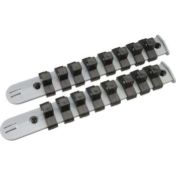 Silverline 2-delige dophouderrail set