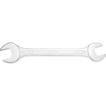 Neo Tools Steek/steeksleutel 20x22mm DIN 3110 CrV Staal TUV M+T