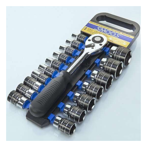 Smoos® Dopsleutelset 1/2 opname 18-delig Smoos® Dopsleutelset 1/2 opname 18-delig