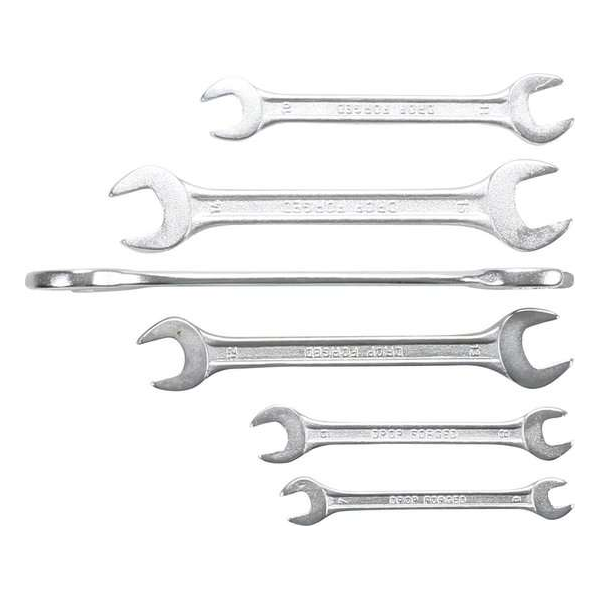 BGS dubbele steeksleutelset 6-delig chrome vanadium staal BGS dubbele steeksleutelset 6-delig chrome vanadium staal