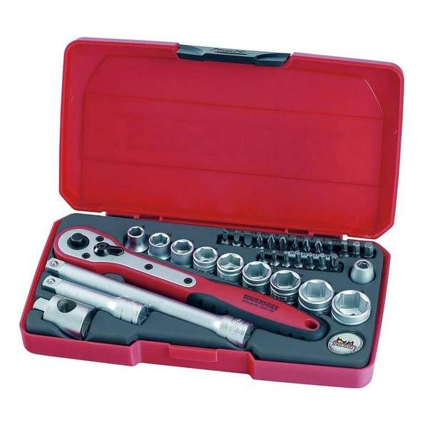 Teng Tools Doppendoos 3/8 34-Delig Teng Tools Doppendoos 3/8 34-Delig