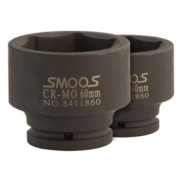 Smoos® Zware krachtdop 70 mm met 3/4 opname - 2 stuks Smoos® Zware krachtdop 70 mm met 3/4 opname - 2 stuks