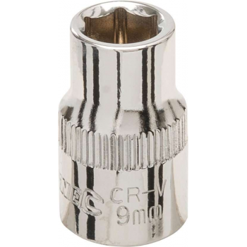 Silverline 3/8" metrische dop