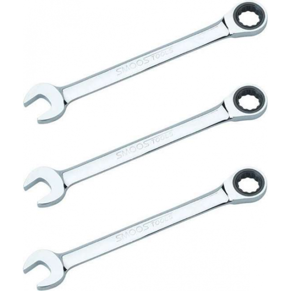 Datona® Ringratelsleutel 3/4 met Engelse maatvoering - 3 stuks Datona® Ringratelsleutel 3/4 met Engelse maatvoering - 3 stuks