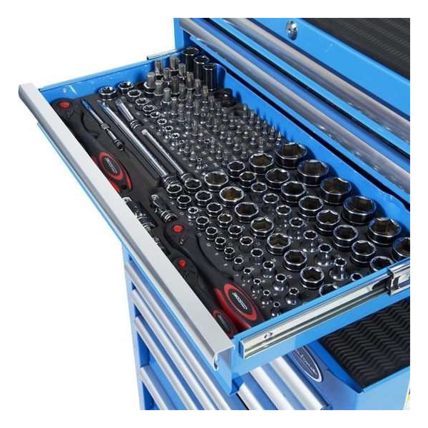 Smoos® 133-delige drievoudige Dopsleutelset in Engelse Maatvoering (SAE) Smoos® 133-delige drievoudige Dopsleutelset in Engelse Maatvoering (SAE)