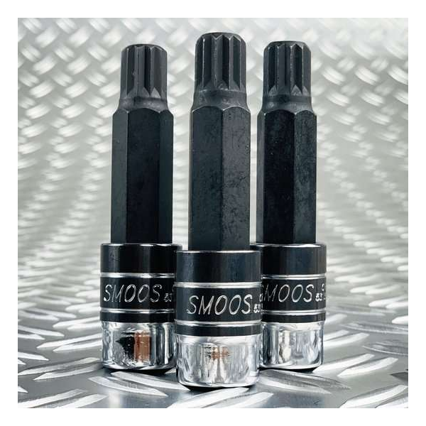 Smoos® Losse meertand Triple square dop M16 met 1/2 opname - 3 stuks Smoos® Losse meertand Triple square dop M16 met 1/2 opname - 3 stuks