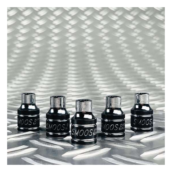 Smoos® Losse 12 kants dop 8 mm met 3/8 opname - 5 stuks Smoos® Losse 12 kants dop 8 mm met 3/8 opname - 5 stuks