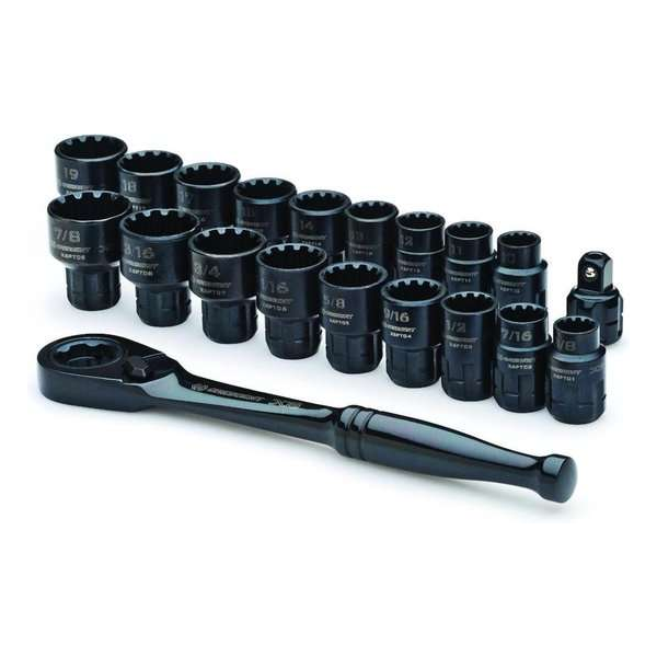 Crescent X6 Ratelsleutel Set - 3/8" - 20stuks Crescent X6 Ratelsleutel Set - 3/8" - 20stuks