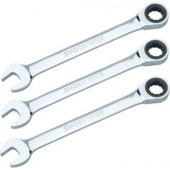 Smoos® Ringratelsleutel - 17 mm - 3 stuks