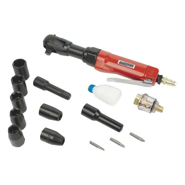 MANNESMANN pneumatische 1/2 ratel + doppen (1531) MANNESMANN pneumatische 1/2 ratel + doppen (1531)