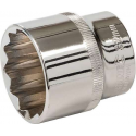 Silverline Metrische Veeltand, 12 Tands Dop - 1/2 Inch, Maat 32 mm.