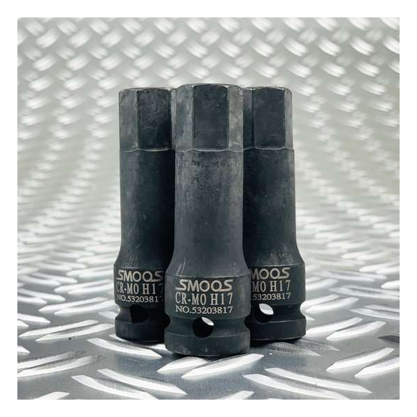 Smoos® Losse inbus krachtdop H17 met 1/2 opname - 3 stuks Smoos® Losse inbus krachtdop H17 met 1/2 opname - 3 stuks
