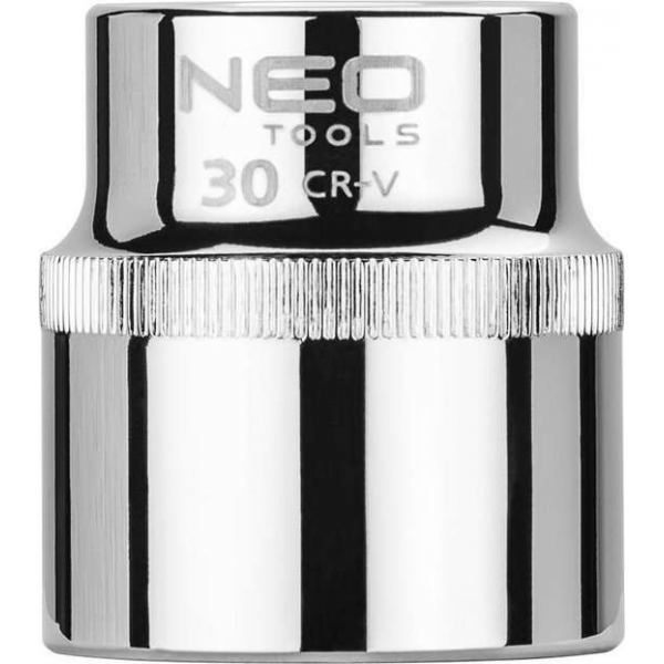Neo Tools Dop 30 1/2 Aansluiting Zeskant DIN 3124 CRV Staal TUV M+T