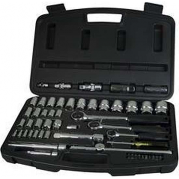 Stanley 1/4" & 1/2" & 3/8" Dopsleutelset (60 delige Set)