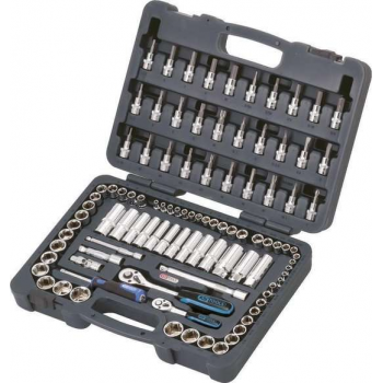 KS Tools - chromeplus - dopsleutelset 1/4"+3/8" - 99 delig - model 918.0699