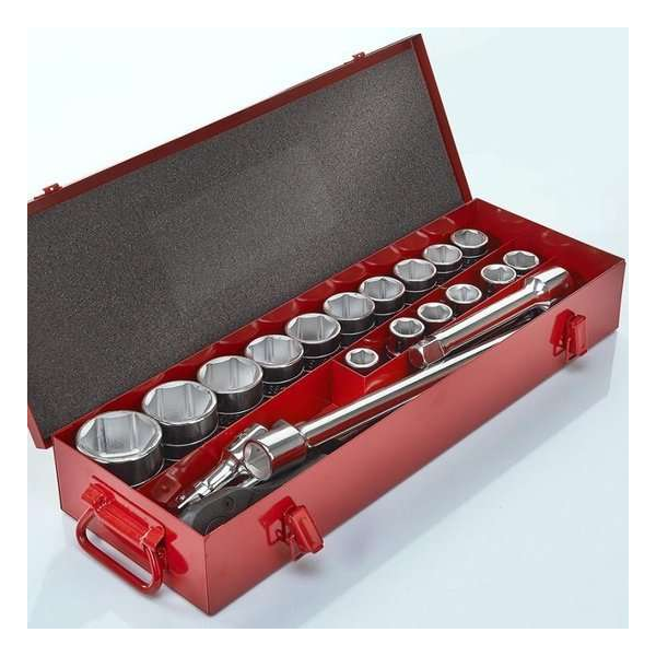 Smoos® Dopsleutelset 3/4 opname 21-delig Smoos® Dopsleutelset 3/4 opname 21-delig