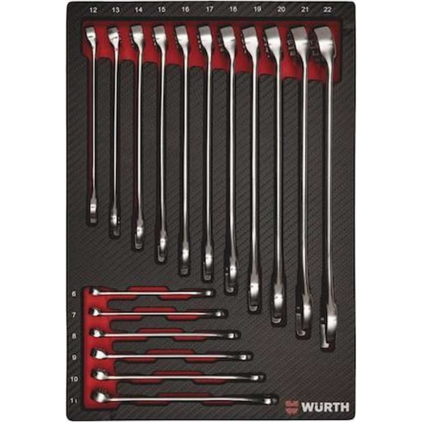 RINGSTEEKSLEUTELASSORTIMENT 17-DLG ZEBRA RINGSTEEKSLEUTELASSORTIMENT 17-DLG ZEBRA