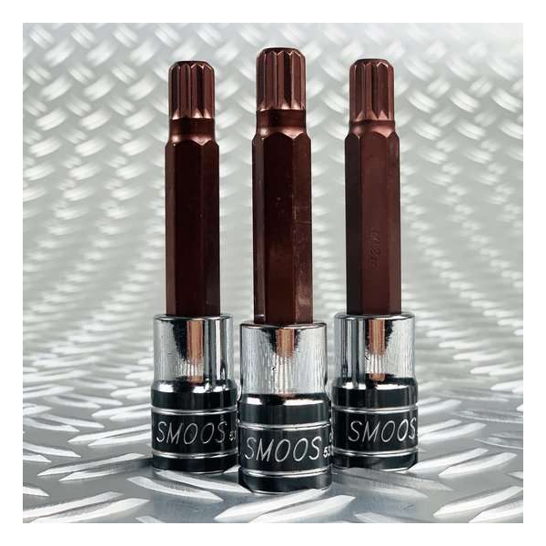 Smoos® Losse meertand Triple square dop M12 met 1/2 opname - 3 stuks Smoos® Losse meertand Triple square dop M12 met 1/2 opname - 3 stuks