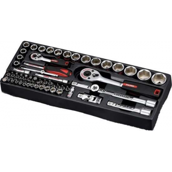 1/4'' & 1/2'' Dopsleutelset, 65-delig PAC4651T