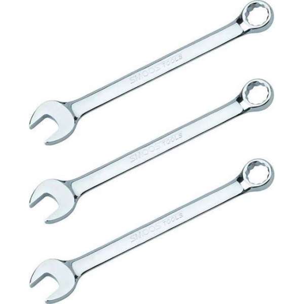 Smoos® Ring-steeksleutel 15/16 met Engelse maatvoering - 3 stuks Smoos® Ring-steeksleutel 15/16 met Engelse maatvoering - 3 stuks