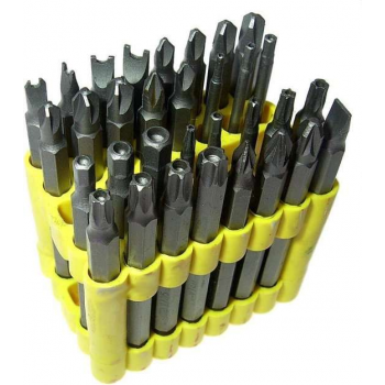 Schroevendraaier Chrome Chroom Vanadium 32 delige bit box set speciaal