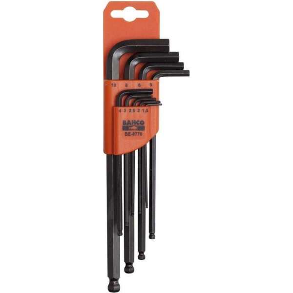 Bahco Ibussleutelset 9-delig - Met houder Bahco Ibussleutelset 9-delig - Met houder
