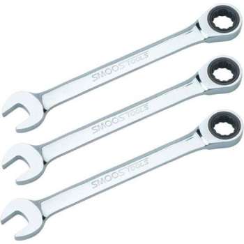 Smoos® Ringratelsleutel - 11 mm - 3 stuks