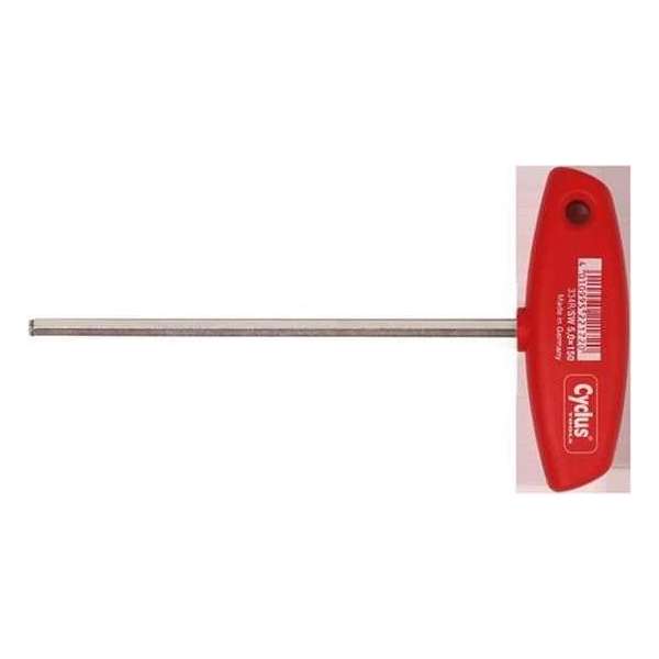 T-Greep Inbussleutel 4mm 150mm lang Magic Ring Cyclus 7207104 T-Greep Inbussleutel 4mm 150mm lang Magic Ring Cyclus 7207104