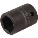 Silverline Metrische Zeskant-Krachtdop 1/2 Inch, Maat 19 mm.